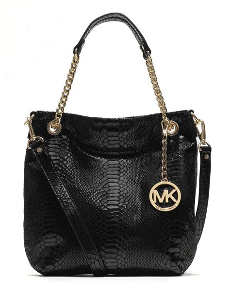 michael kors purses black|michael kors black patent tote.